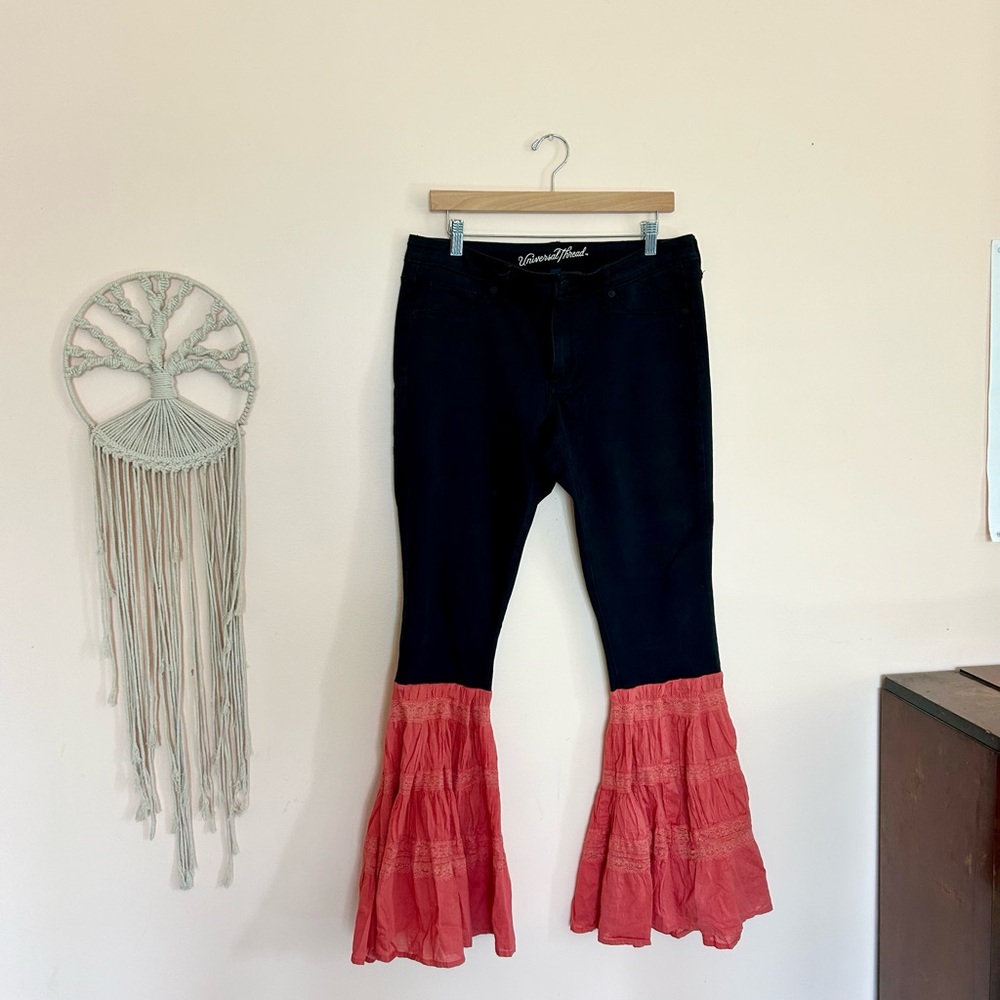 Upcycled Denim Bell Bottoms